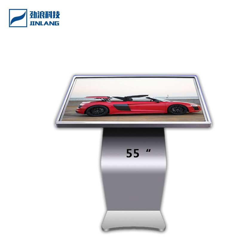 55寸斜邊式液晶高清多媒體安卓觸摸版播放觸摸查詢機(jī)