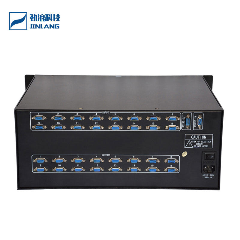 16進16出VGA矩陣主機KD-VGA1616 數(shù)字高清網(wǎng)絡(luò)監(jiān)控服務(wù)器切換器工程