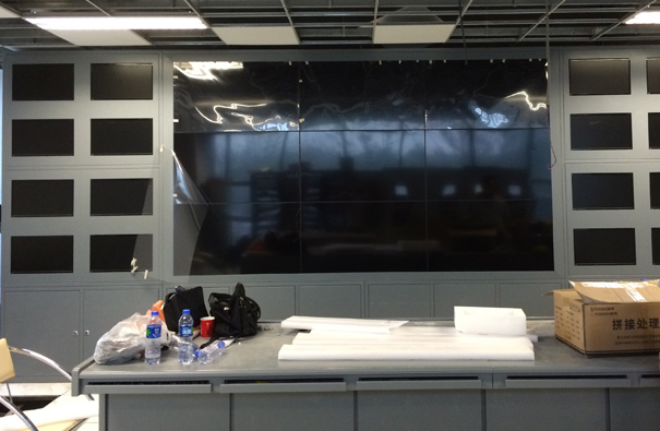 重慶北碚?qǐng)D書(shū)館監(jiān)控系統(tǒng)液晶拼接案例